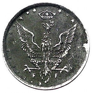10 fenigów 1917, Stuttgart, moneta wybita stemplem obró...