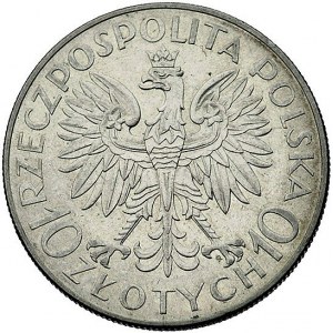 10 złotych 1933, Warszawa, Sobieski, Parchimowicz 121