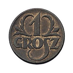 1 grosz 1923, Warszawa, Parchimowicz 101.a