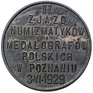 5 groszy 1929, II Zjazd Numizmatyków w Poznaniu, Parchi...