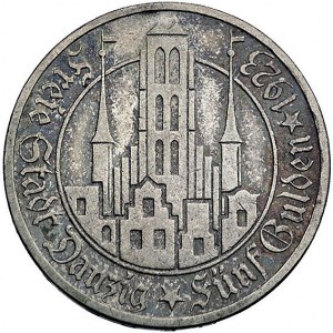 5 guldenów 1923, Utrecht, Kościół Marii Panny Parchimow...