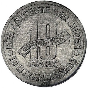 10 marek 1943, Łódź, aluminium, Parchimowicz 15.a, grub...