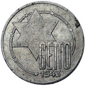 10 marek 1943, Łódź, aluminium, Parchimowicz 15.b, grub...