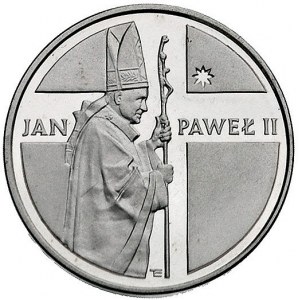 10.000 złotych 1989, Warszawa, Jan Paweł II - z pastora...