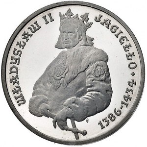 5.000 złotych 1989, Warszawa, Władysław Jagiełło, półpo...