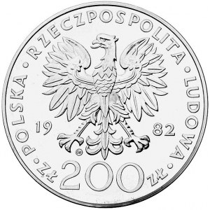 200 złotych 1982, Szwajcaria, Jan Paweł II, Parchimowic...