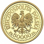 komplet monet 200.000, 100.000, 50.000, 20.000 złotych ...