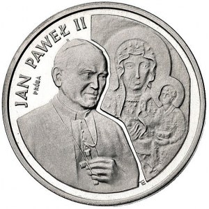 200.000 złotych 1991, Warszawa, Jan Paweł II, na rewers...