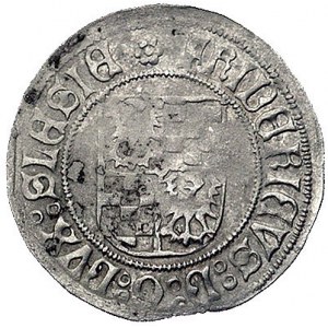 grosz legnicki (1505-1511), odmiana z tarczą herbową, F...