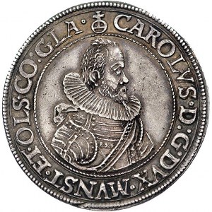 Karol II 1587-1617, talar 1611, Złoty Stok, F.u.S. 2156...