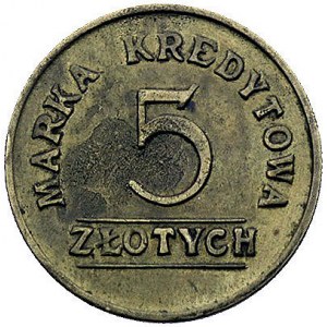 5 złotych Spółdzielni 24 pułku piechoty, Łuck, Bart. 20...