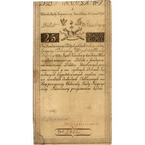25 złotych 8.06.1794, seria A, Miłczak A3, Pick A3