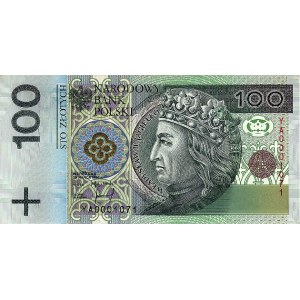 100 złotych 25.031994, seria zastępcza YA, Miłczak 199c...