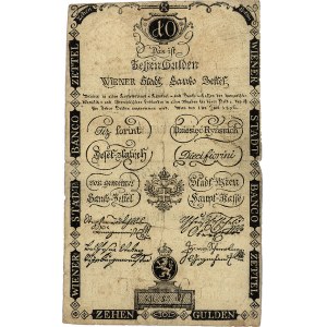 10 guldenów (dziesięć ryńskich), 1.08.1806, Pick A39, b...