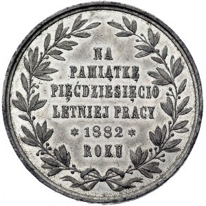 Alojzy Żółkowski 1882 r., Aw: Popiersie trzy czwarte w ...