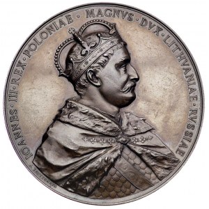 Jan III Sobieski- medal autorstwa Tautenhayna 1883 r., ...