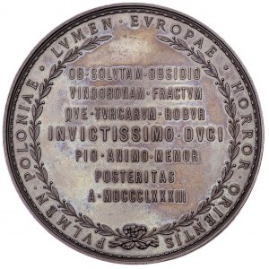 Jan III Sobieski- medal autorstwa Tautenhayna 1883 r., ...