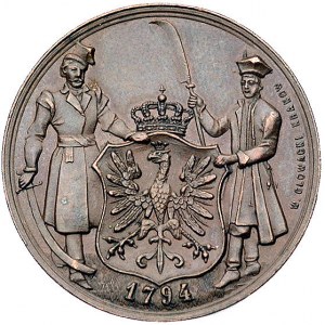 Tadeusz Kościuszko -medal autorstwa Wojciecha Głowackie...