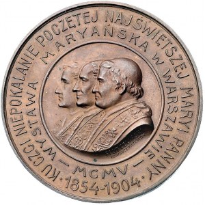 Wystawa Mariańska w Warszawie- medal autorstwa St. Celi...