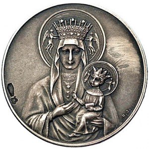 medal zaślubinowy Izy Potockiej z Franciszkiem Krasińsk...
