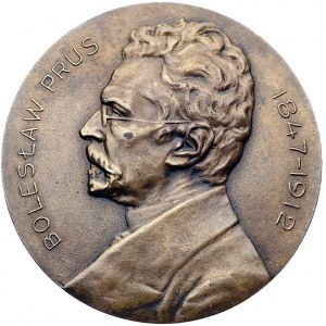 Bolesław Prus- medal autorstwa Czesława Makowskiego i J...