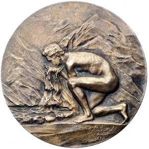 Bolesław Prus- medal autorstwa Czesława Makowskiego i J...