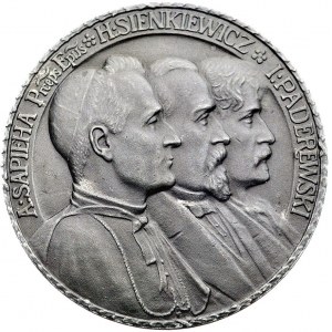 Polonia Devastata- medal autorstwa Jana Wysockiego 1915...