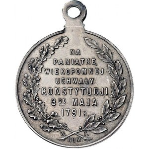 125- rocznica Konstytucji 3-Maja- medal autorstwa Stani...