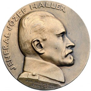 gen. Józef Haller- medal autorstwa Antoniego Madeyskieg...