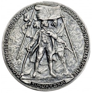 Tadeusz Kościuszko -medal autorstwa Franciszka Kaflasa ...