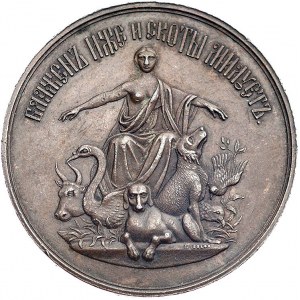 medal pamiątkowy Rosyjskiego Towarzystwa Hodowli Zwierz...