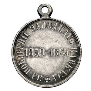 medal nagrodowy Za Podbój Zachodniego Kaukazu 1859-1864...