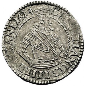 1 marka 1614, Kopenhaga, Hede 99 A, patyna