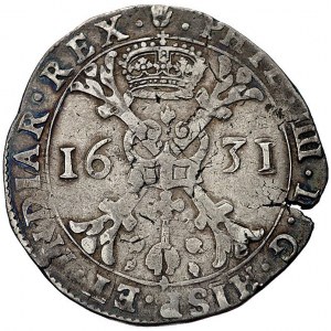 Brabant, Filip IV 1621-1665, patagon 1631, Antwerpia, D...