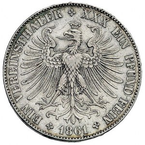 talar 1861, Thun 143, rzadki typ monety