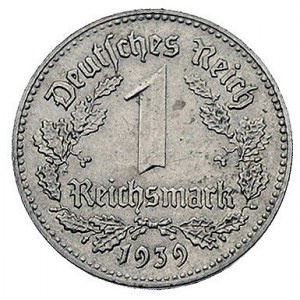 1 marka 1939/E, Muldenhütten, J. 354, minimalne uderzen...