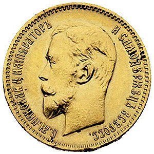 5 rubli 1910, Petersburg, Bitkin 17, Fr. 162, złoto, 4....