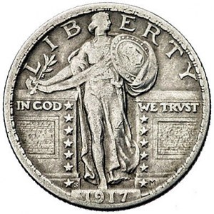 25 centów 1917 S, San Francisco