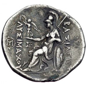 Królestwo Tracji- Lizymach 323-281 pne, tetradrachma, A...