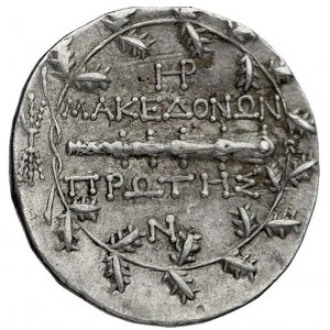 MACEDONIA, tetradrachma okres protektoratu rzymskiego 1...