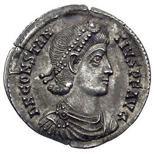 Konstancjusz II 337-361, silikwa, mennica Sirmium, Aw: ...
