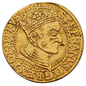 dukat 1583, Gdańsk, H-Cz. 710 (R2), Fr. 3, T. 35, złoto...