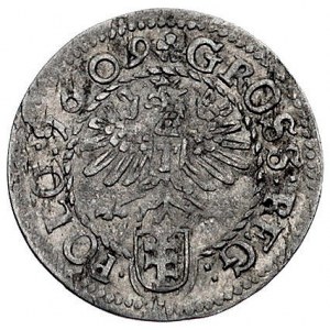 zestaw groszy 1608 (2 szt) i 1609 (2 szt), Kraków, Kurp...