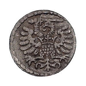 denar 1597, Gdańsk, Kurp. 2207 (R2), Gum. 1368, patyna