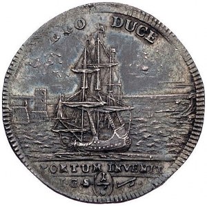 1/6 talara 1717, Drezno, Kam. 626 (R2), moneta wybita w...
