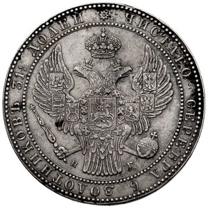 1 1/2 rubla = 10 złotych 1833, Petersburg, Plage 313, r...