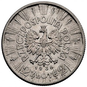 2 złote 1936, Piłsudski, Parchimowicz 111 b, rzadkie