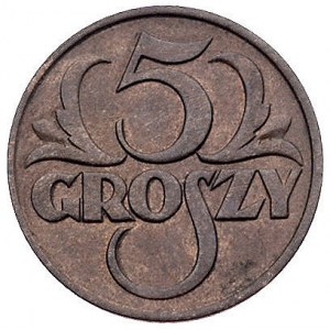 5 groszy 1931, Warszawa, Parchimowicz 103 e