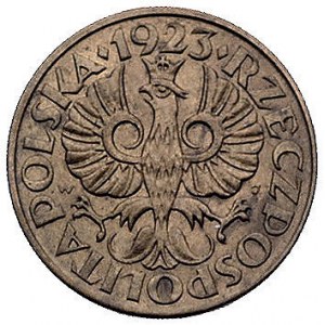 2 grosze 1923, Warszawa, mosiądz, Parchimowicz 102 a, p...