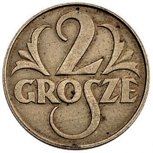 2 grosze 1923, Warszawa, mosiądz, Parchimowicz 102 a